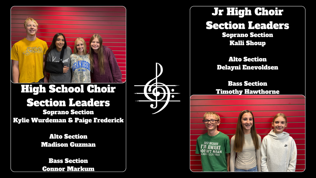 Choir Section Leaders