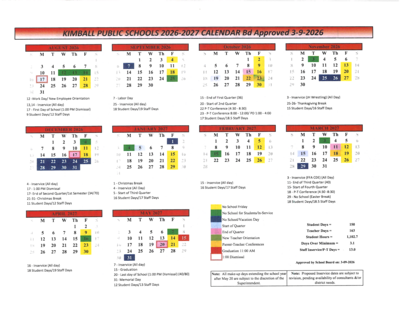 calendar