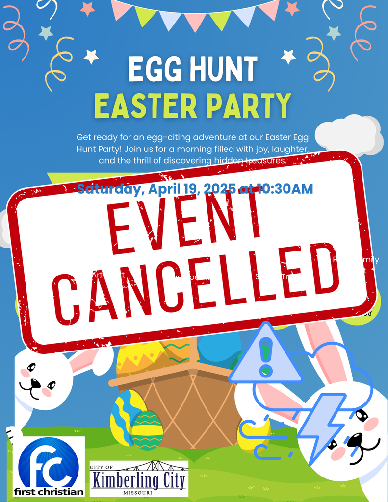 Easter Event Cancelled