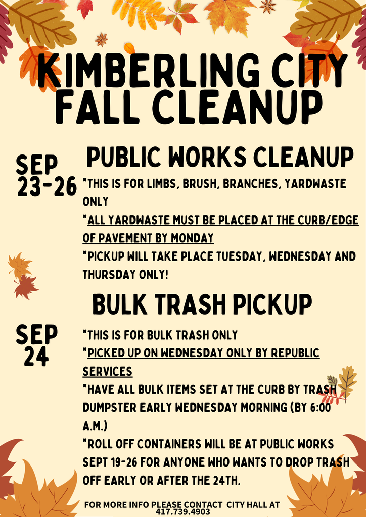 2025 Fall Cleanup