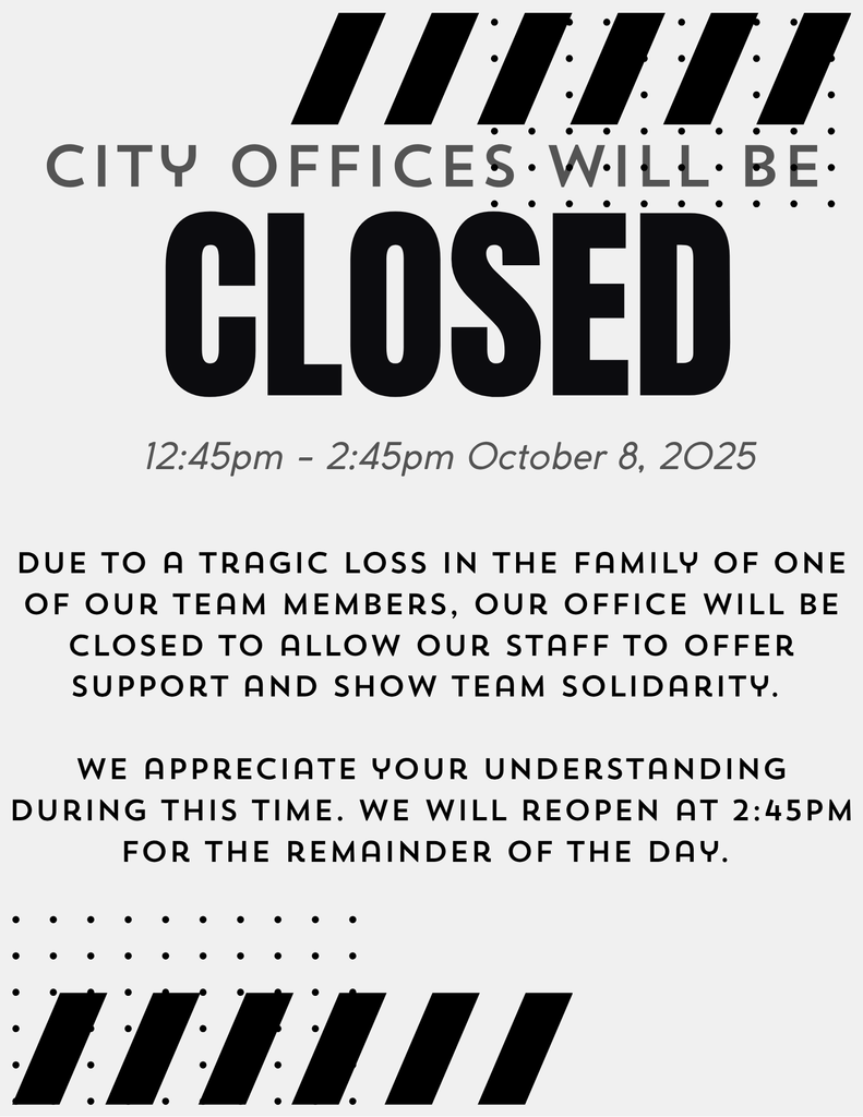 City Hall Closed