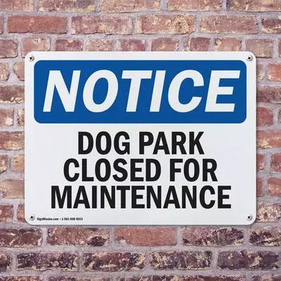 Dog Park Closed