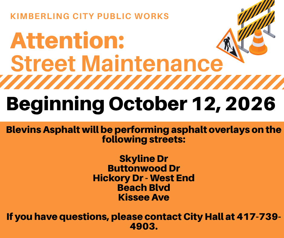 Street Maintenance Announcement