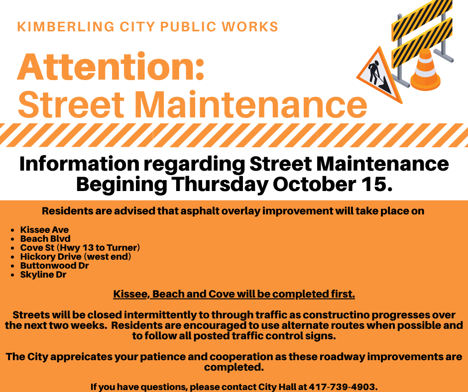 Street Maintenance Information 