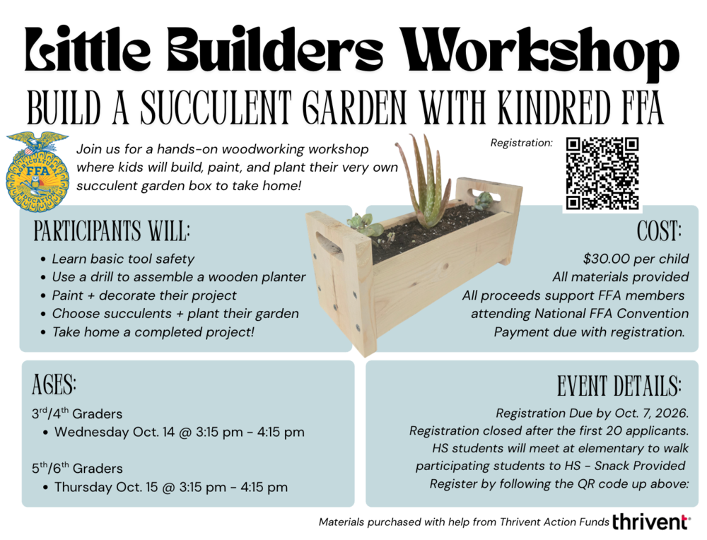 Little Builders Workshop Grades 3-6