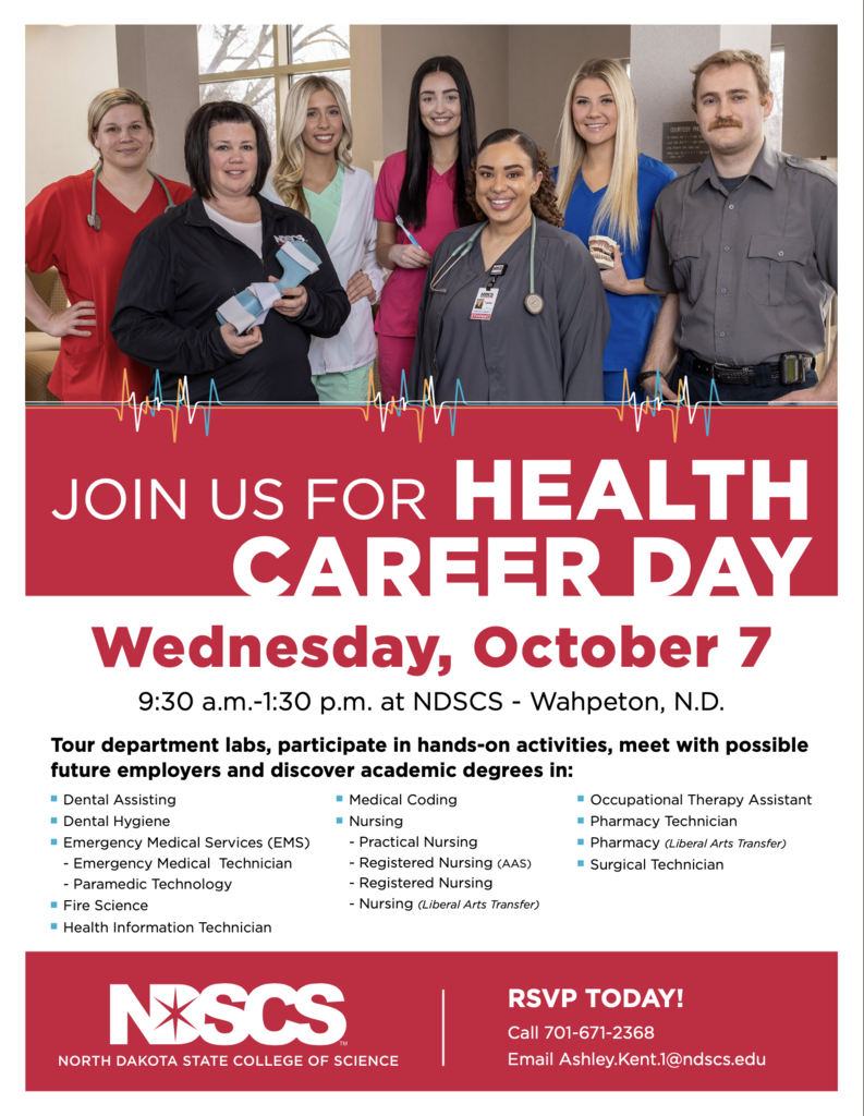 NDSCS Health CareerDay for Juniors and Seniors