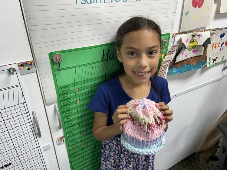 First hat; second also completed!