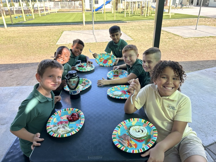 with strawberries...