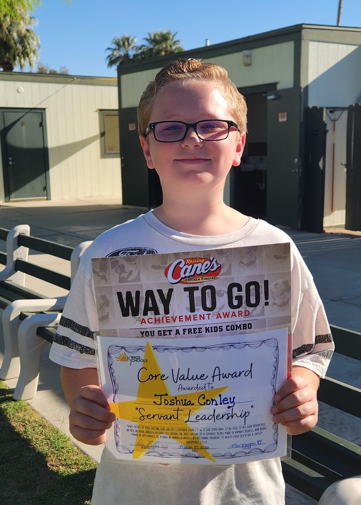 Joshua Conley 5th Grade Core Value
