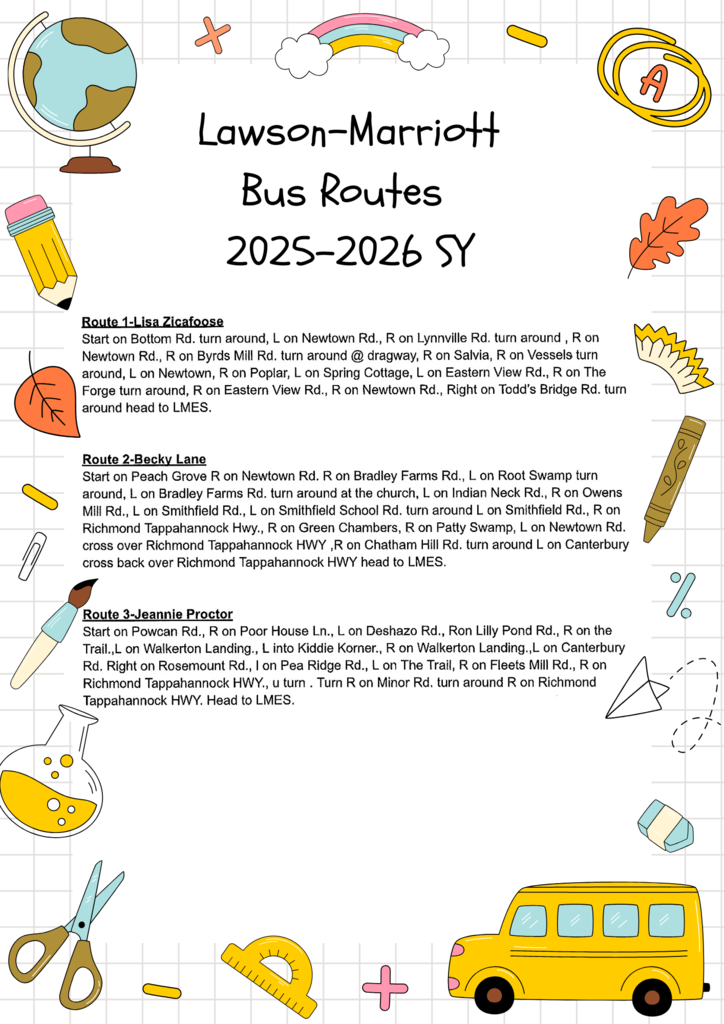 LMES Bus Routes