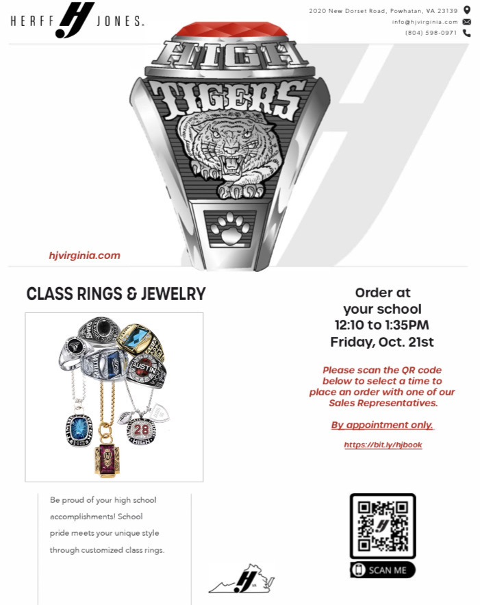KQ CHS Junior Class Ring Flyer