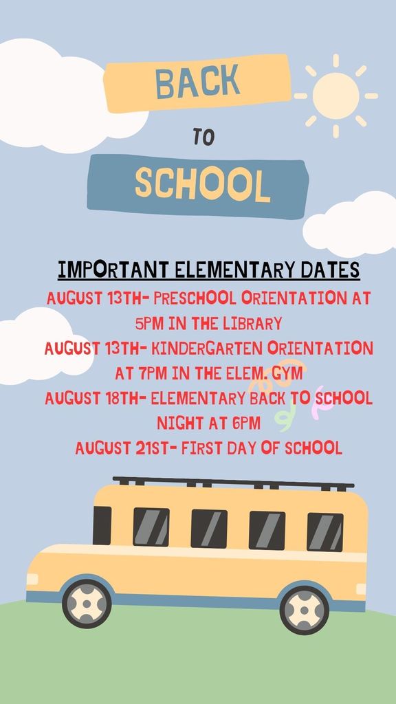 KCE Important Upcoming Dates