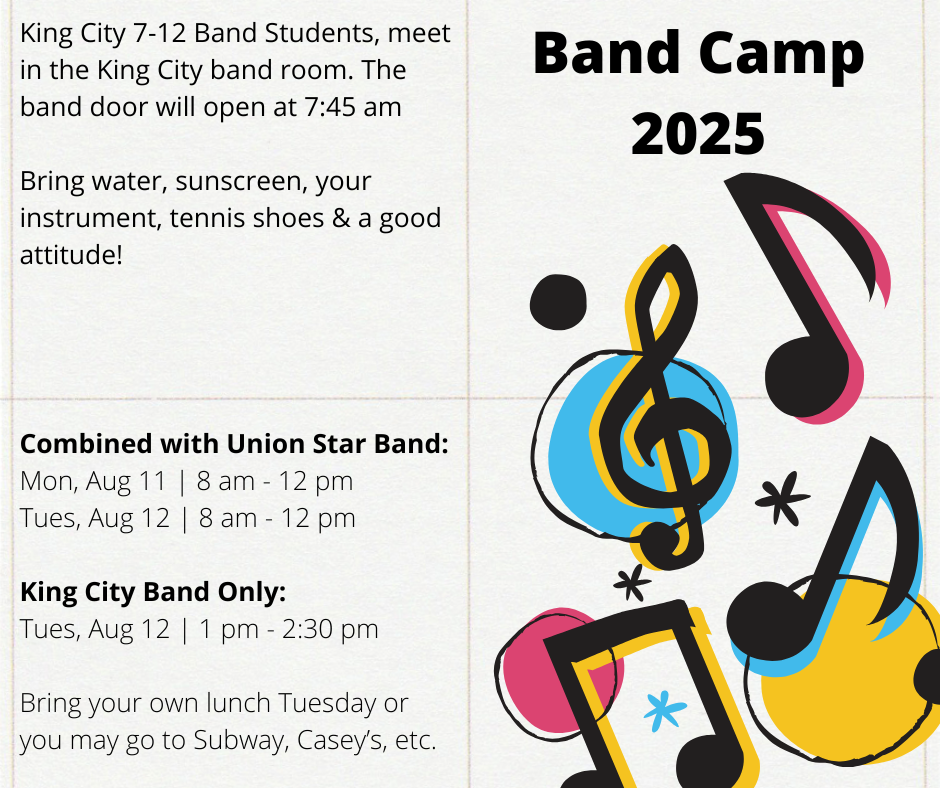 Band Camp 2025 Info