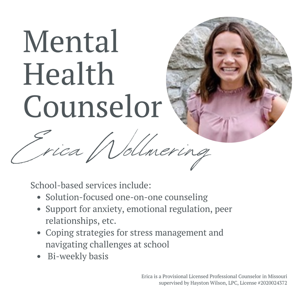 Erica Wollmering, Counselor