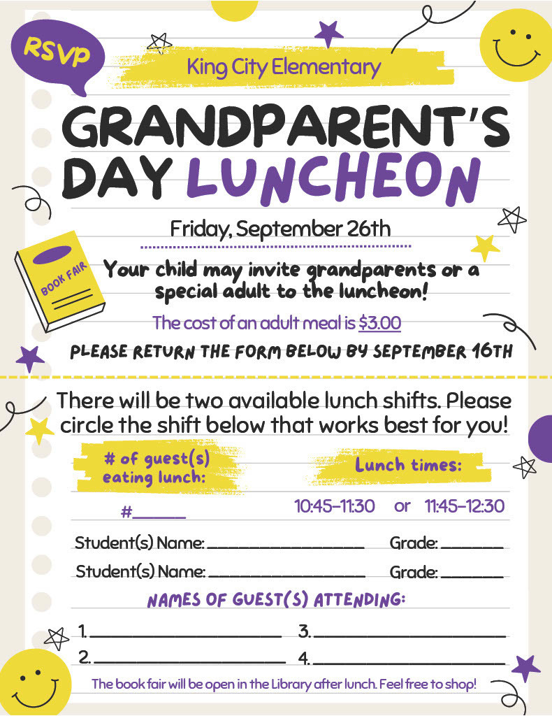 Grandparent's Day Luncheon