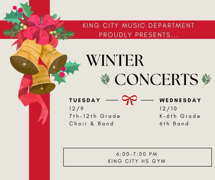2025-2026 Winter Concert Info