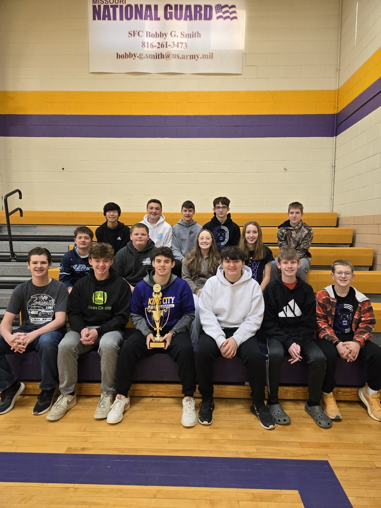 King City Science Olympiad team holds 1st place trophy from Regionals