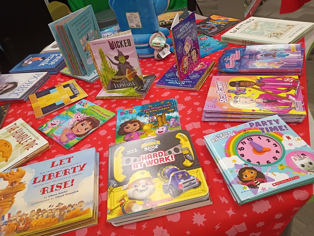 Come check out the book fair!