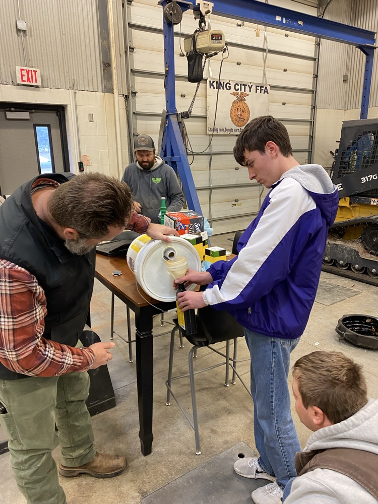 Measuring planetary gear oil 