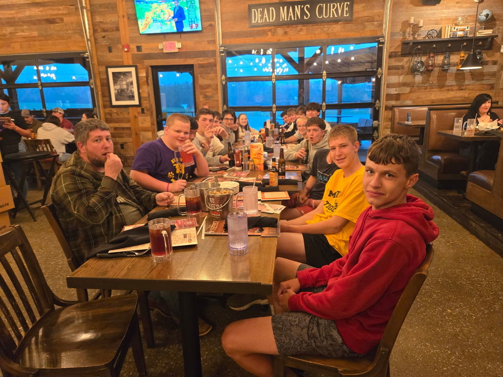 Group dinner at Colton's Steakhouse
