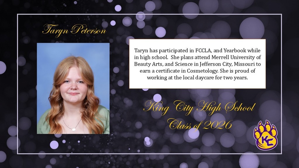 Peterson, Taryn