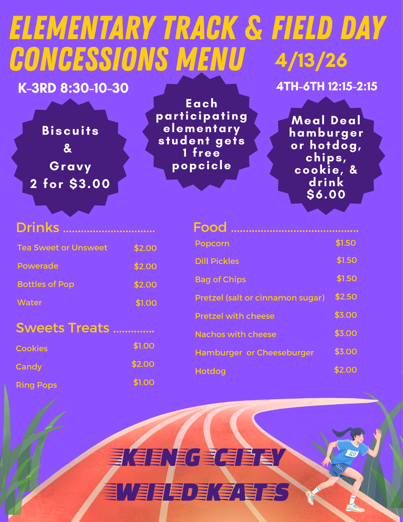 Track & Field Day is Wednesday!