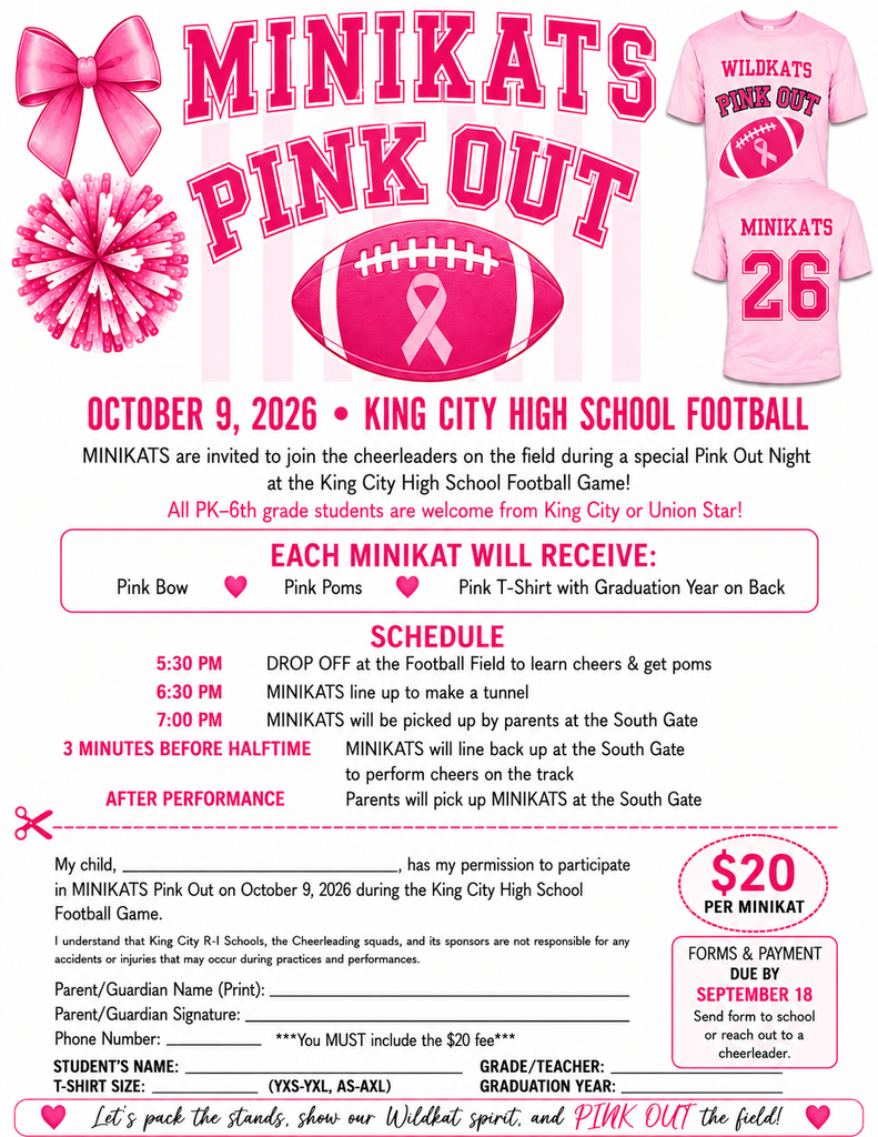 MiniKats Pink Out