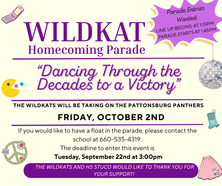 Community Parade Entries Wanted