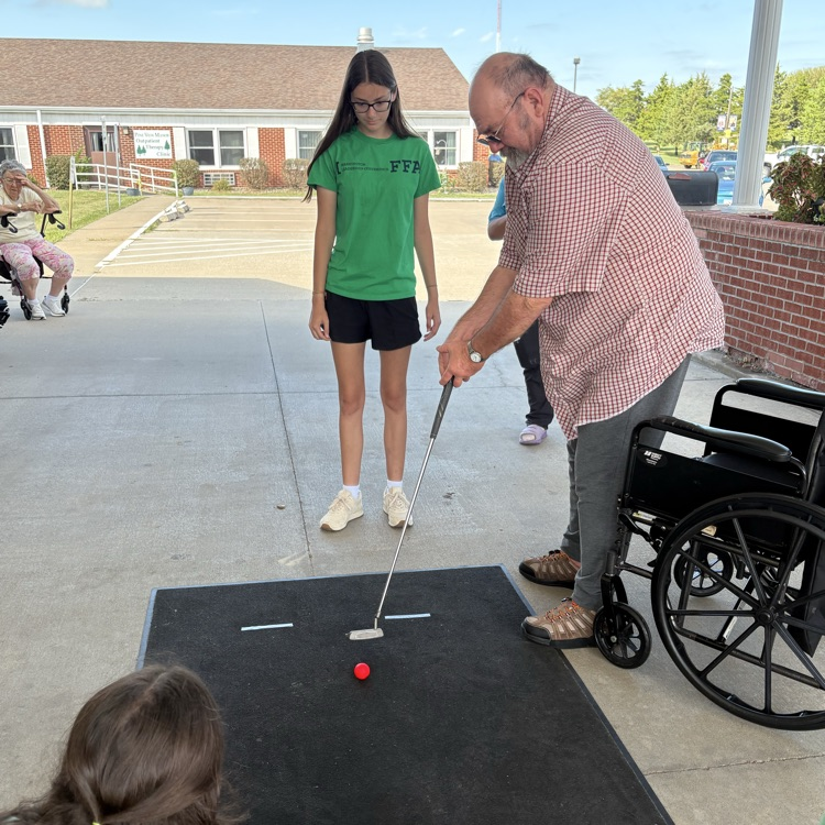 Clara helped coach Terry.
