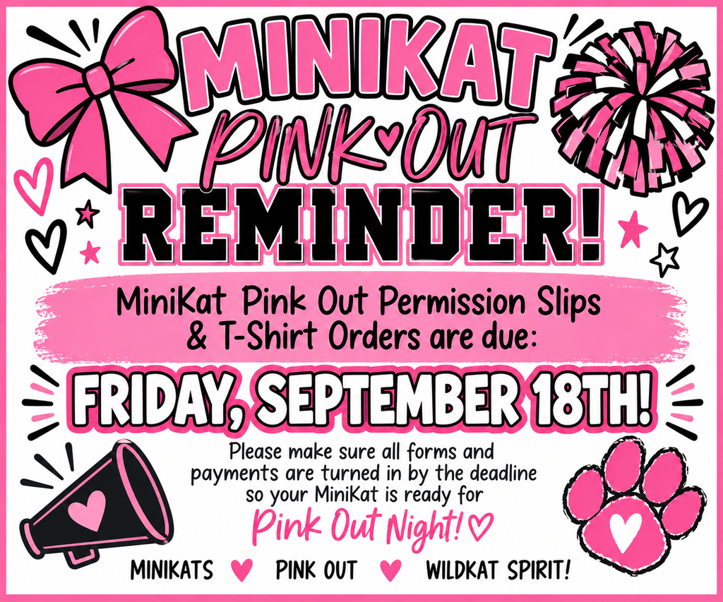 Forms are due Friday!