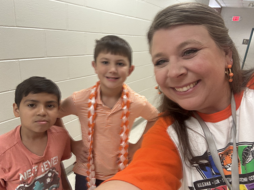 Students dressed up in their house colors