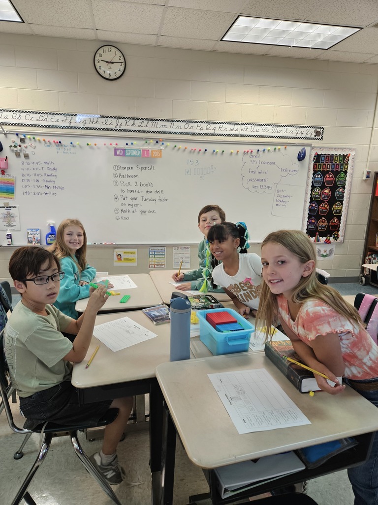 Students collaborating on a project
