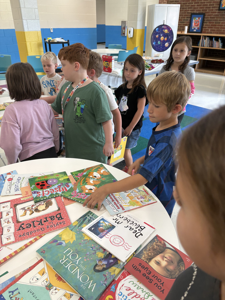 Students celebrating during their Summer Reading Party