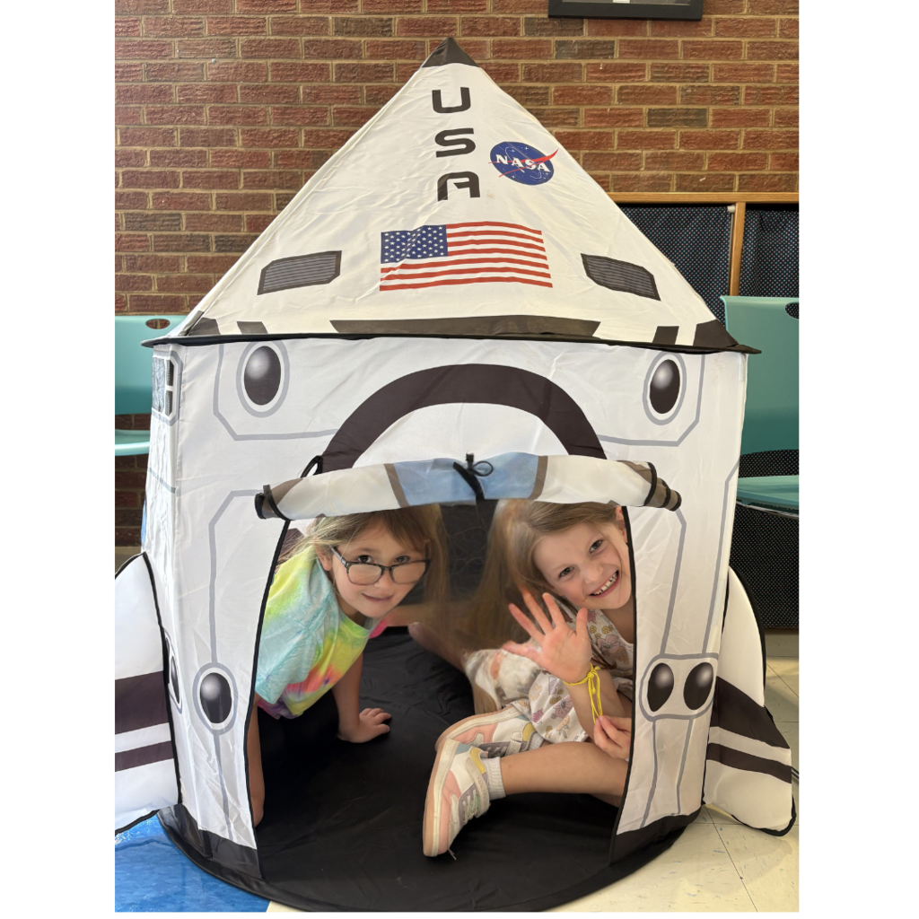 Students celebrating during their Summer Reading Party