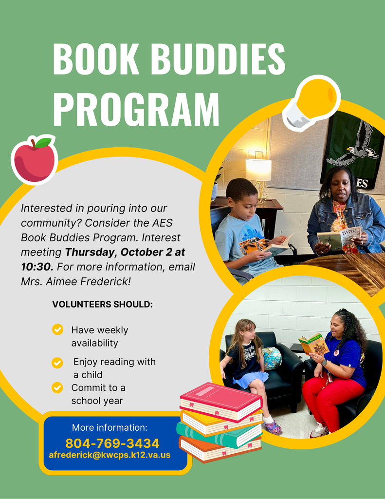 Book Buddies  Informational Meeting Flyer