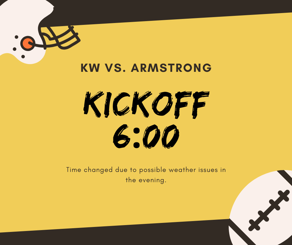 kickoff time changed to 6