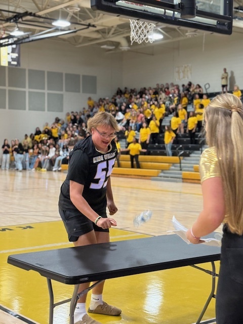 Homecoming pep rally games