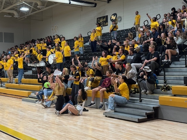 Homecoming pep rally - Band, Juniors,