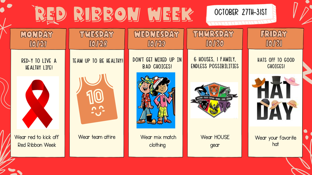 Red Ribbon Week Schedule