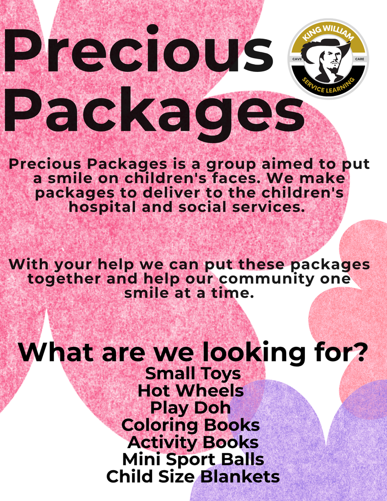 Precious packages request form