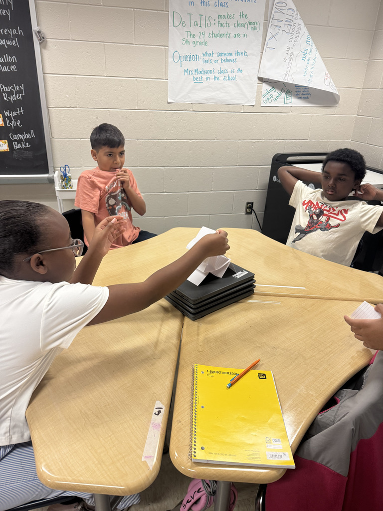 Students collaborating on a project