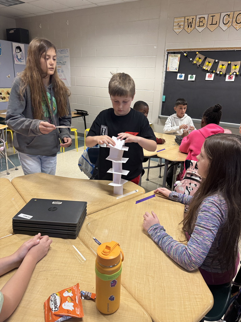 Students collaborating on a project