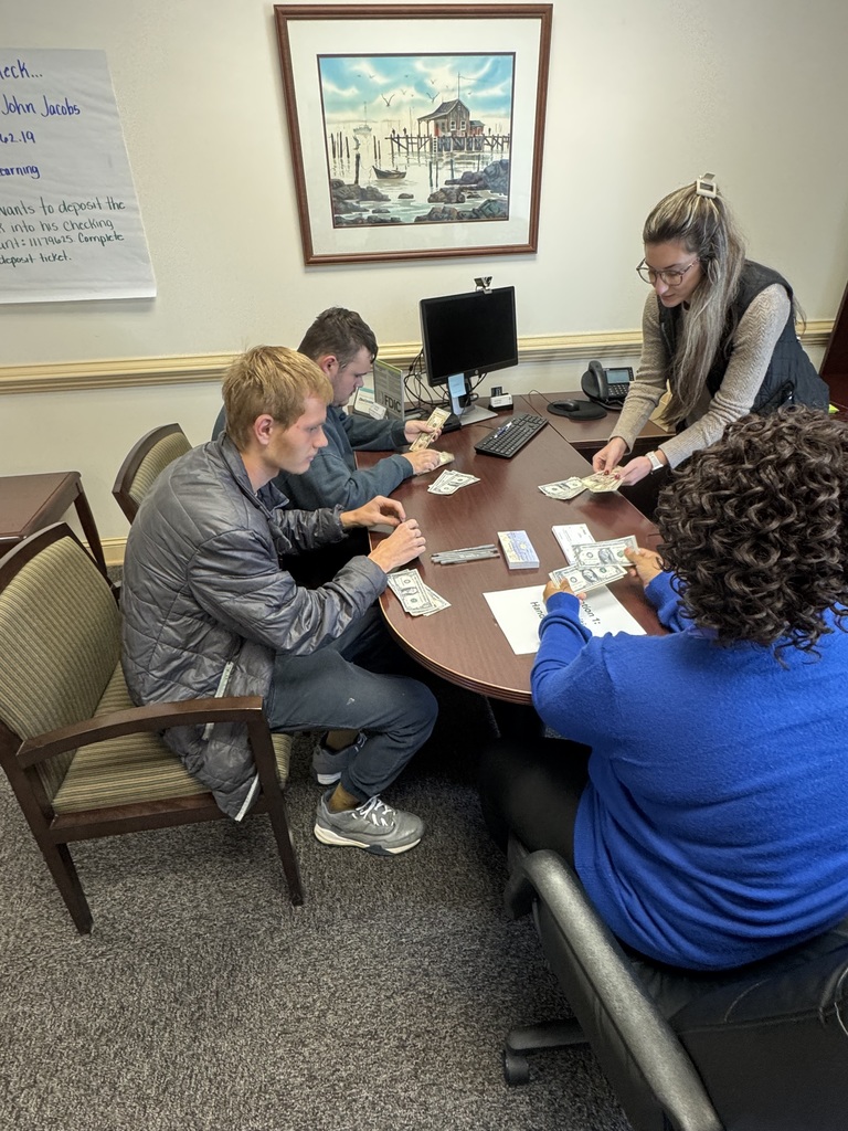Students visiting Primis Bank
