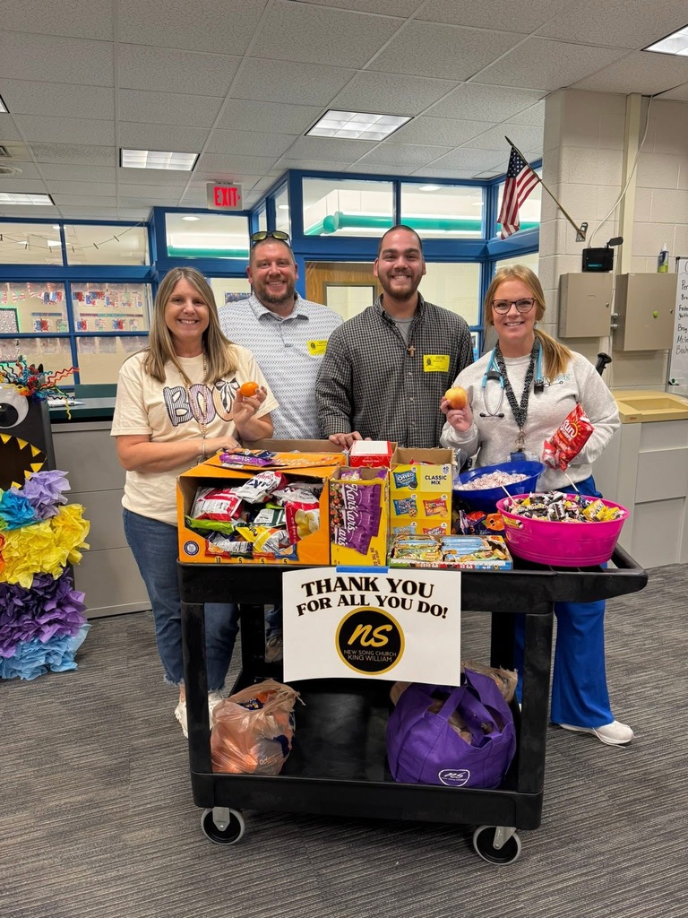 New Song Church treated our staff with snacks!