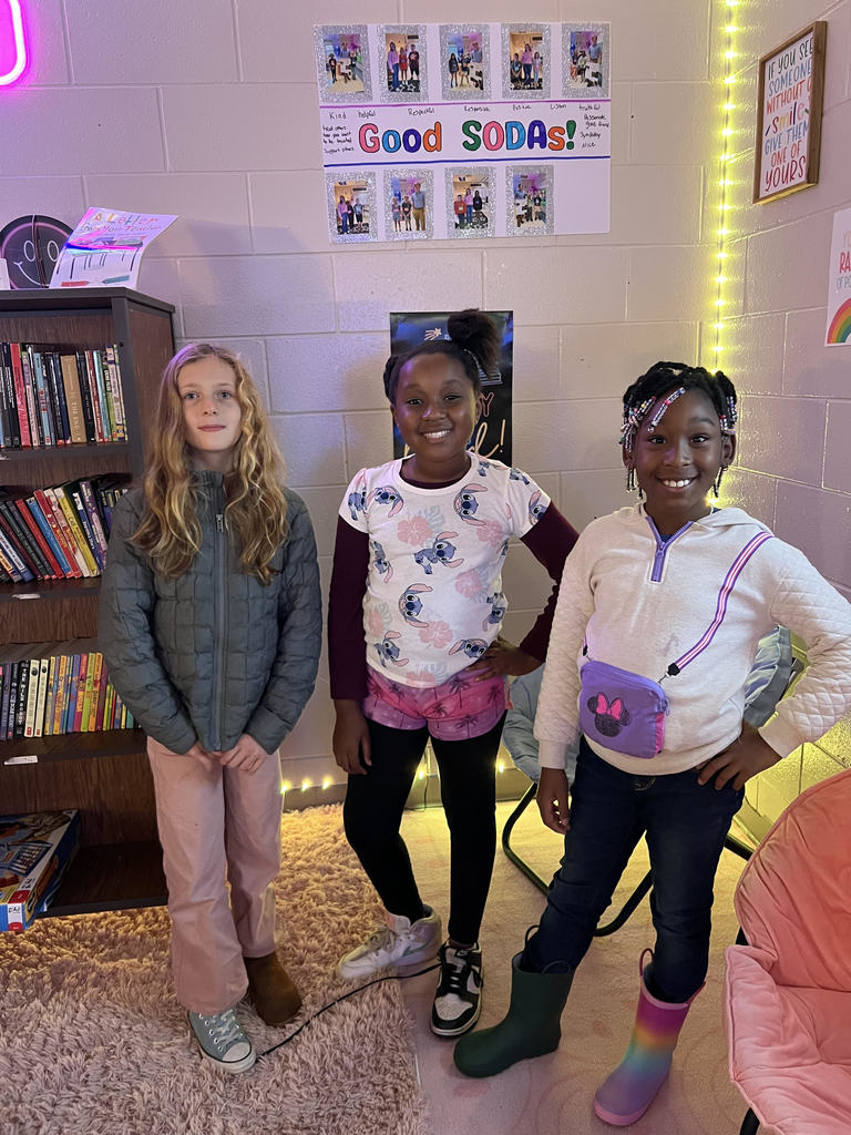 Students dressed up in mix matched clothes for red ribbon week.