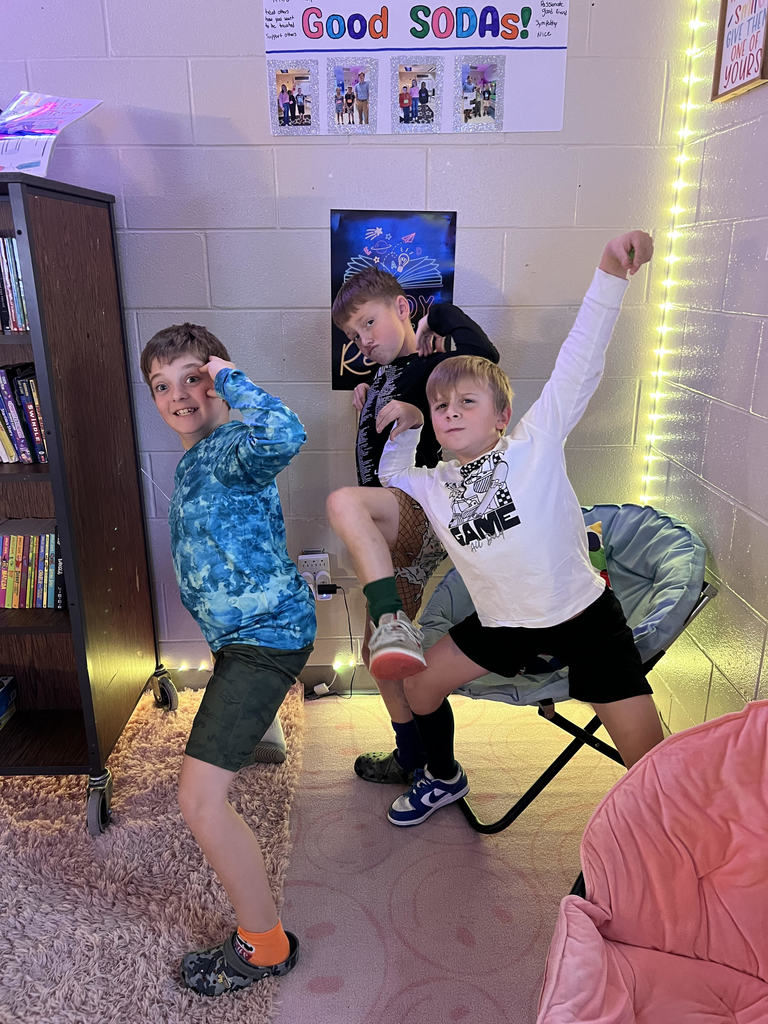 Students dressed up in mix matched clothes for red ribbon week.