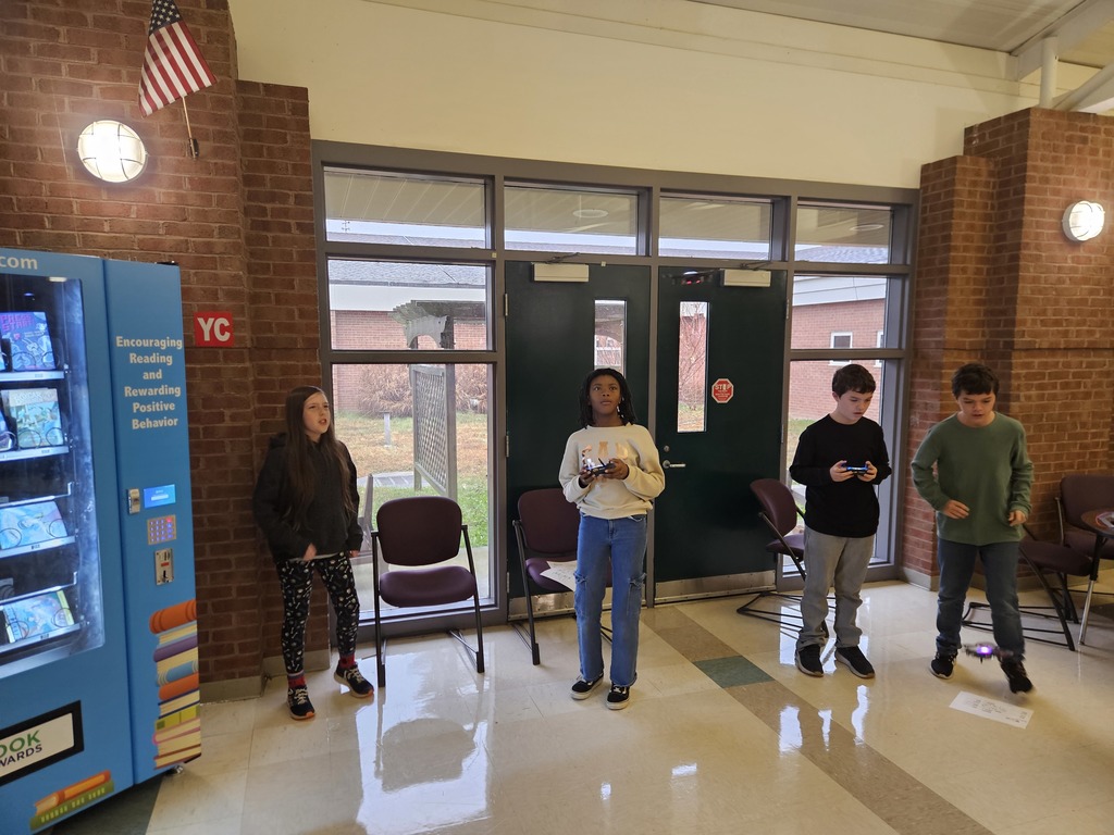 Students flying drones