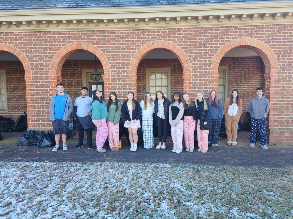 Service Learning Students helping to sort Toys for Tots