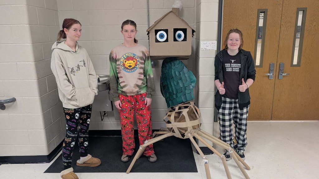 Students and their Exquisite Corpse sculptures