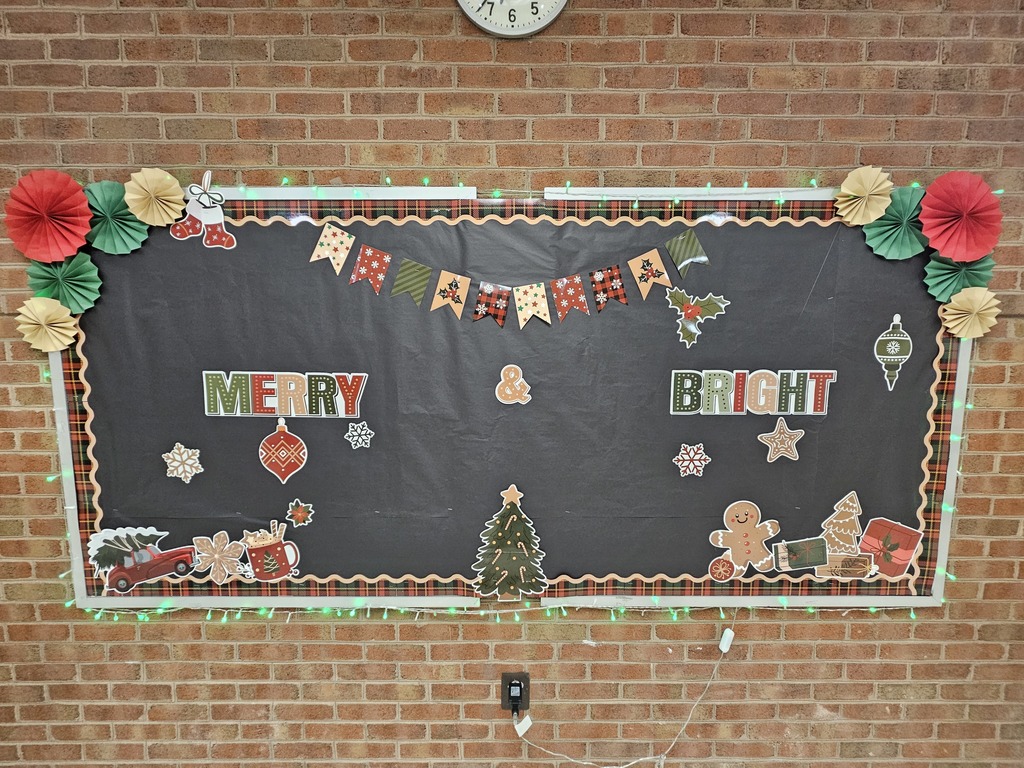 Festive bulletin board